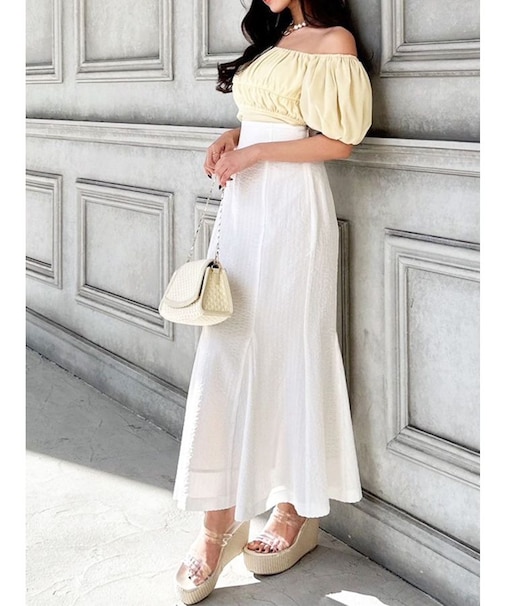 ハイウエストマーメイドスカート