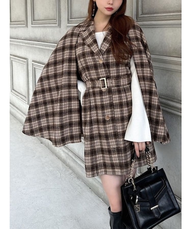 ケープショートコート