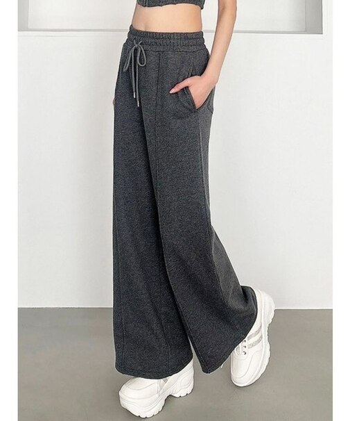 スウェットワイドパンツ【セットアップ着用可能】