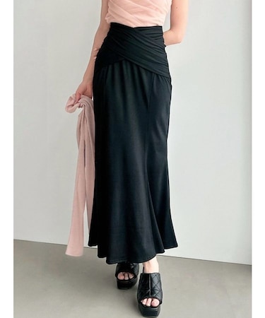 カシュクールマーメイドスカート