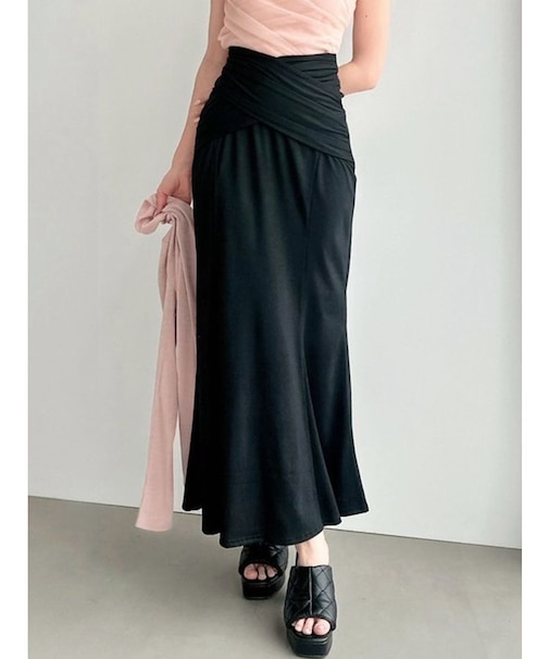 カシュクールマーメイドスカート