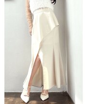 ラッフルマーメイドスカート