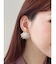ビーズビックフラワーピアス