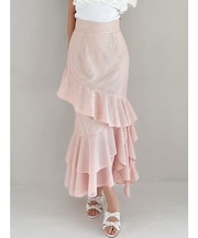 メッシュラッフルスカート