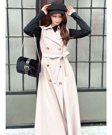 2WAY セパレートフレアトレンチコート