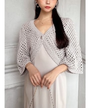 クロシェカーディガン【セットアップ着用可能】