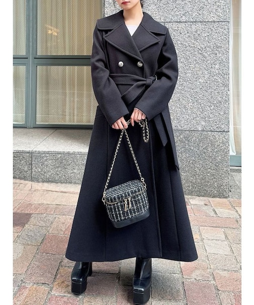 Aラインフレアコート