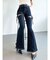 【追加生産分】カットアウトリボンデニムパンツ