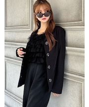 ペプラムテーラードジャケット