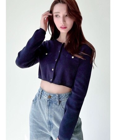 ハイゲージニットカーディガン