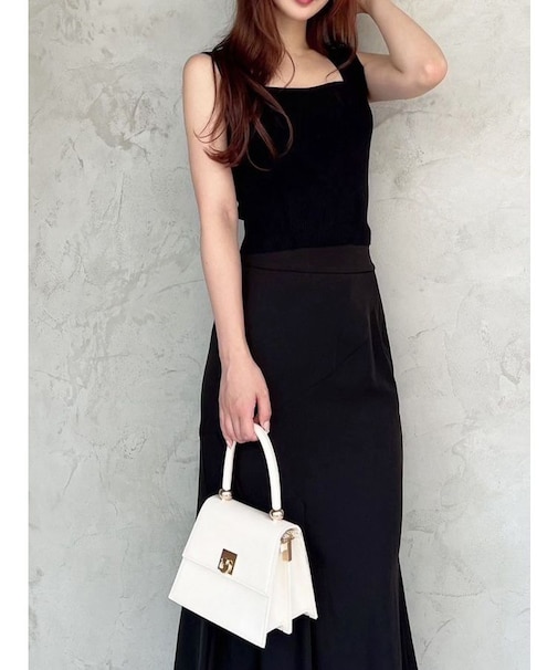 スクエアニットタンク【セットアップ着用可能】