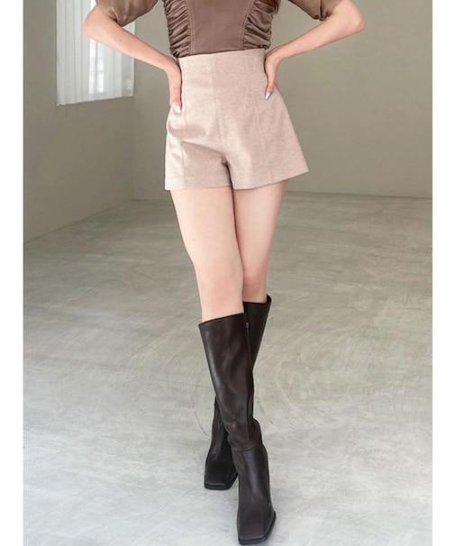 ハイウエストショートパンツ