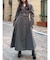 フレアデザインロングコート