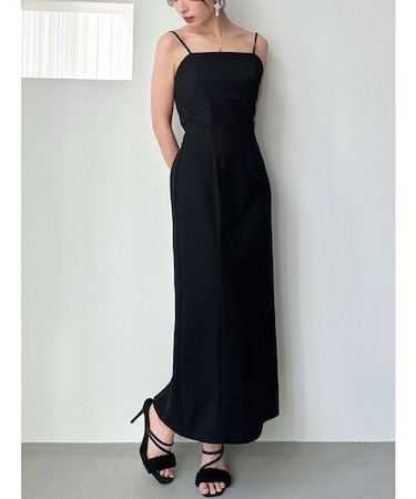 Iラインキャミワンピース【セットアップ着用可能/ピンクWEB限定カラー】