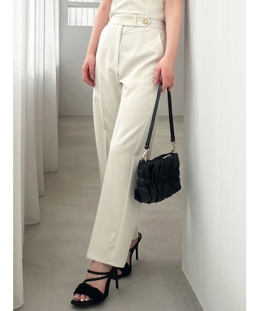 センタープレステーパードパンツ【セットアップ着用可能】