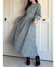 フロントオープンコルセットワンピース