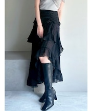 アシンメトリーイレヘムスカート