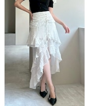 アシンメトリーイレヘムスカート