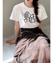 スタッズロゴTシャツ