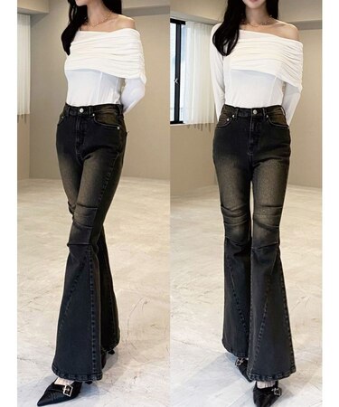 ニーズタックデニムパンツ