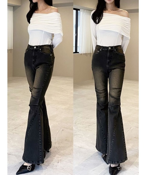 ニーズタックデニムパンツ