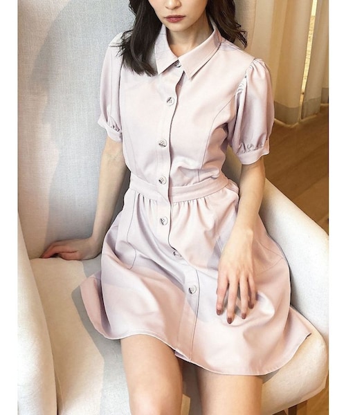 スーツライクレディ□ミニワンピース｜リエンダの通販｜&mall（アンド