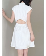 ウエストタックミニシャツワンピース