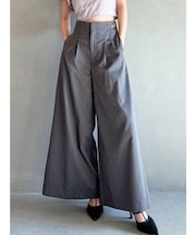 ホースビット付きワイドパンツ