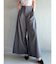ホースビット付きワイドパンツ