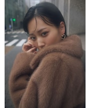 フェイクファーダッフルブルゾン