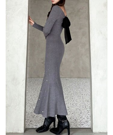 ヘムルミナスマーメイドニットワンピース