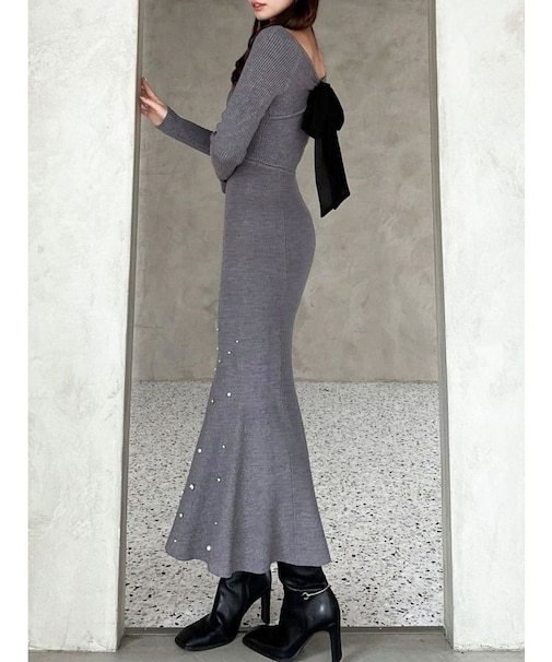 ヘムルミナスマーメイドニットワンピース