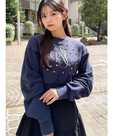 ニュアンスロゴスウェットプルオーバー