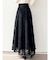 ジャガードフレアスカート