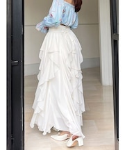 ラッフルシアーロングスカート