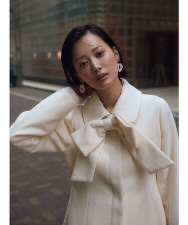 【追加生産分】ビッグリボンミディコート