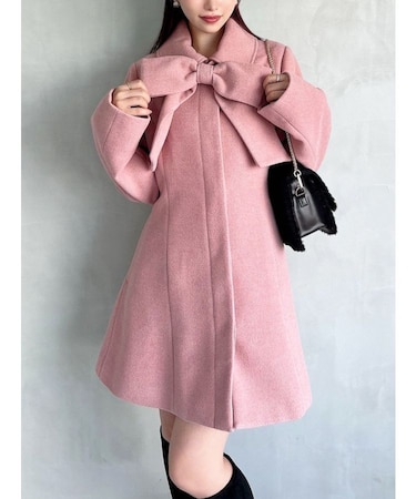 【追加生産分】ビッグリボンミディコート