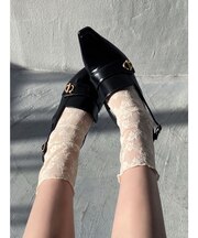 レースショートソックス