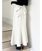 バックリボンマーメイドスカート