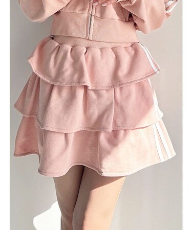 ボリュームフレアミニスカート【セットアップ着用可能】