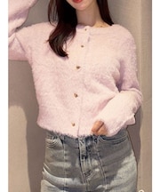 ラメシャギーカーディガン