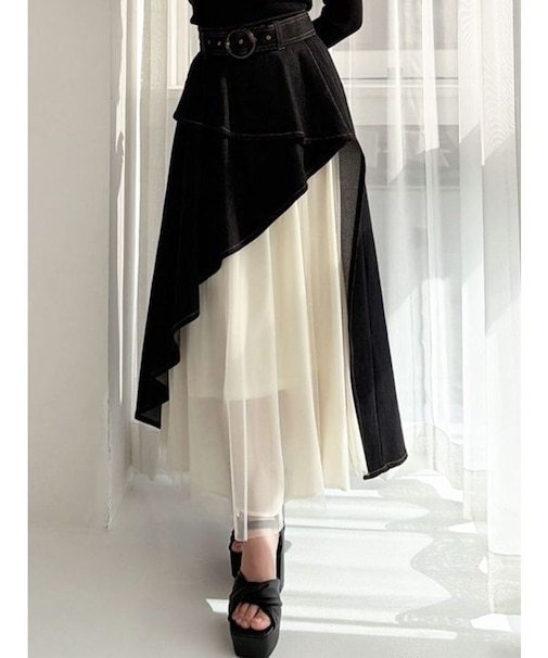 チュールボリュームスカート