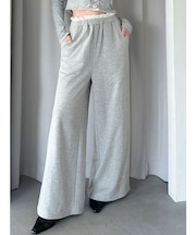 レイヤードスウェットパンツ