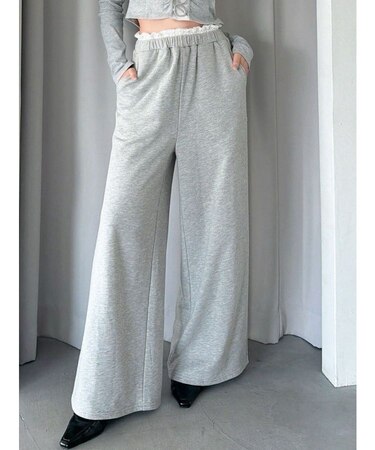 レイヤードスウェットパンツ