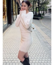 【追加生産分】シャギーニットワンピース