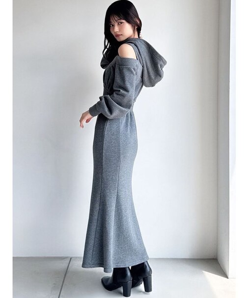 【追加生産分】レイヤードフーディワンピース