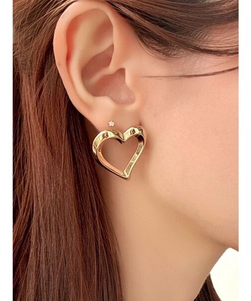 メタルハートピアス