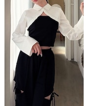 シャツドッキングトップス【セットアップ着用可能】