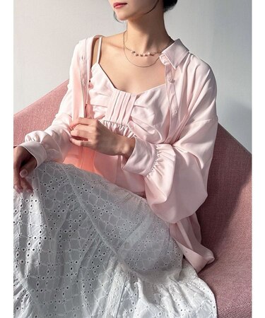 ルーズオーバーシャツ 【セットアップ着用可能】