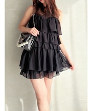 アメスリラッフルチュニック【セットアップ着用可能】